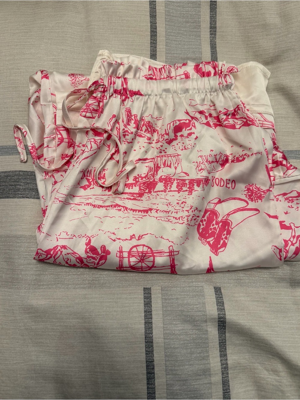 Silky Cowgirl 2 Piece Pajamas - Picture 3 of 6